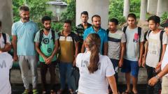 Mexican migration and military police found undocumented Indian migrants travelling on a bus at a checkpoint on the outskirts of Tapachula, Chiapas State, on June 14, 2019. AFP Photo Mexican migration and military police found undocumented Indian migrants travelling on a bus at a checkpoint on the outskirts of Tapachula, Chiapas State, on June 14, 2019. AFP Photo