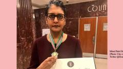 Indian-American awarded at White House for combatting human trafficking Indian-American awarded at White House for combatting human trafficking