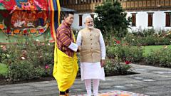 Prime Minister Narendra Modi meets the King of Bhutan Jigme Khesar Wangchuck in Bhutan Prime Minister Narendra Modi meets the King of Bhutan Jigme Khesar Wangchuck in Bhutan
