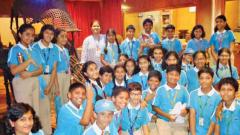 Orbis School students learn history at Kelkar Museum Orbis School students learn history at Kelkar Museum