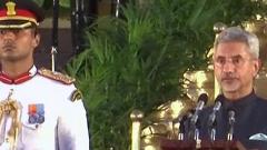 Subramaniam Jaishankar takes the oath of office and secrecy as the Cabinet Minister at Rashtrapati Bhavan in New Delhi on Thursday Subramaniam Jaishankar takes the oath of office and secrecy as the Cabinet Minister at Rashtrapati Bhavan in New Delhi on Thursday