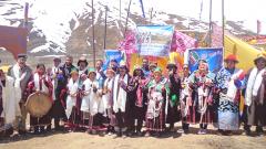 Voters, in their traditional dresses, pose for a photograph after casting votes at a polling station for the seventh and final phase of Lok Sabha polls, in Tashigang, on May 19, 2019. Tashigang is the highest polling station of India. PIB/PTI Photo Voters, in their traditional dresses, pose for a photograph after casting votes at a polling station for the seventh and final phase of Lok Sabha polls, in Tashigang, on May 19, 2019. Tashigang is the highest polling station of India. PIB/PTI Photo