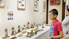 A young boy observes the collection of rare mapel pins at the three-day International Collectors Society of Rare Items, Pune exhibition which was inaugurated on Friday. The exhibition is on till Sunday at Balgandharva Kalamandal A young boy observes the collection of rare mapel pins at the three-day International Collectors Society of Rare Items, Pune exhibition which was inaugurated on Friday. The exhibition is on till Sunday at Balgandharva Kalamandal
