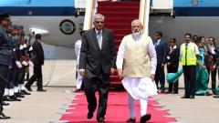 PM Modi meets top Lankan leadership; describes terrorism as a 'joint threat' PM Modi meets top Lankan leadership; describes terrorism as a 'joint threat'