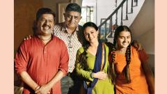 Upendra Limaye inspires Gajraj Rao during a shoot Upendra Limaye inspires Gajraj Rao during a shoot